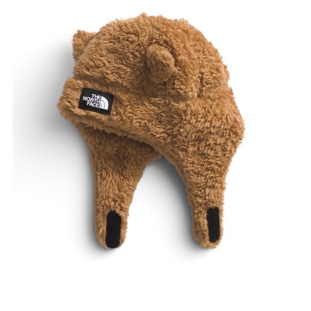 THE NORTH FACE BABY BEAR SUAVE OSO BEANIE TRAPPER HAT BROWN 6-24 MONTHS
